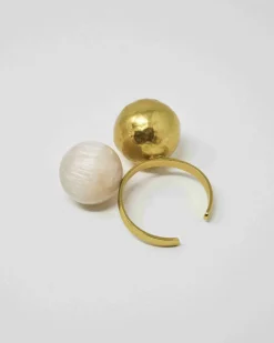 Bisutería|Fiesta|SIMORRA Pulsera dorada bolas Oro