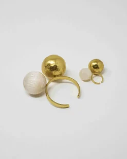 Bisutería|Fiesta|SIMORRA Pulsera dorada bolas Oro