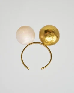 Bisutería|Fiesta|SIMORRA Pulsera dorada bolas Oro