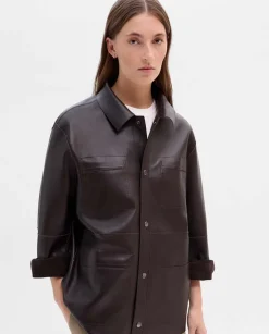 Prendas De Abrigo|Chaquetas|SIMORRA Sobrecamisa napa reversible Marrón