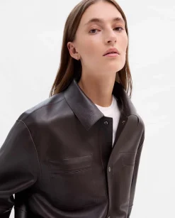 Prendas De Abrigo|Chaquetas|SIMORRA Sobrecamisa napa reversible Marrón