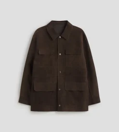 Prendas De Abrigo|Chaquetas|SIMORRA Sobrecamisa napa reversible Marrón