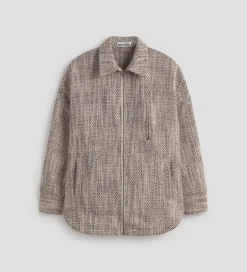 Prendas De Abrigo|Chaquetas|SIMORRA Sobrecamisa tweed cremallera Beige