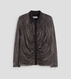 Camisetas Y Tops|SIMORRA Top tul estampado Negro