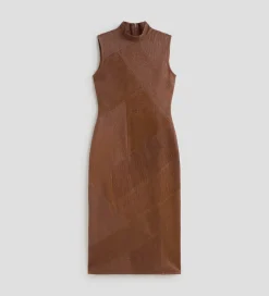 Vestidos|SIMORRA Vestido largo textura Marrón