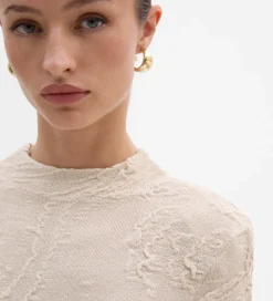 Fiesta|Prendas De Punto|SIMORRA Vestido largo textura Beige