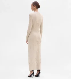 Fiesta|Prendas De Punto|SIMORRA Vestido largo textura Beige