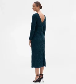 Fiesta|Vestidos|SIMORRA Vestido midi fantasía Verde