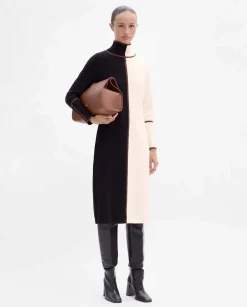 Prendas De Punto|Vestidos|SIMORRA Vestido punto bicolor Beige-negro