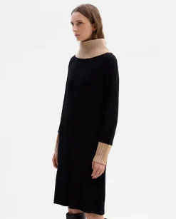 Prendas De Punto|Vestidos|SIMORRA Vestido punto canalé Negro