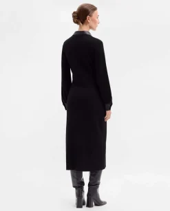 Vestidos|Prendas De Punto|SIMORRA Vestido punto combinado Negro