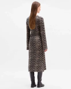 Prendas De Punto|Vestidos|SIMORRA Vestido punto estampado Negro