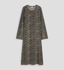 Prendas De Punto|Vestidos|SIMORRA Vestido punto estampado Negro