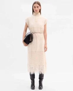 Vestidos|SIMORRA Vestido punto fantasía Beige