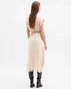 Vestidos|SIMORRA Vestido punto fantasía Beige
