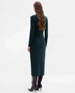 Vestidos|SIMORRA Vestido punto textura Verde