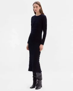 Prendas De Punto|Vestidos|SIMORRA Vestido punto textura Azul