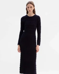 Prendas De Punto|Vestidos|SIMORRA Vestido punto textura Azul