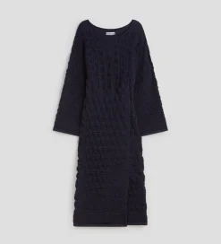 Prendas De Punto|Vestidos|SIMORRA Vestido punto textura Azul