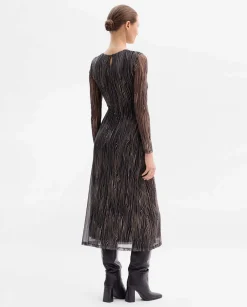 Vestidos|SIMORRA Vestido tul estampado Negro