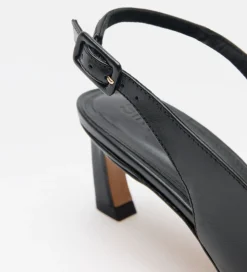 Zapatos|SIMORRA Zapato tacón destalonado Negro
